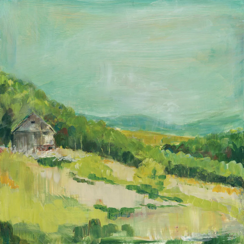 Upper Fields by Sue Schlabach. SKU 35508a. Archival Giclee Fine art print for wall decor.