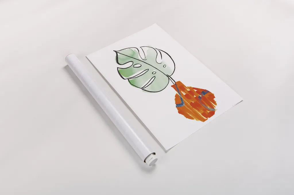 Vase Phase I by Sue Schlabach. shown as a rolled paper print. Available as archival giclee rolled canvas, fine art paper, or poster print. SKU 65383h.