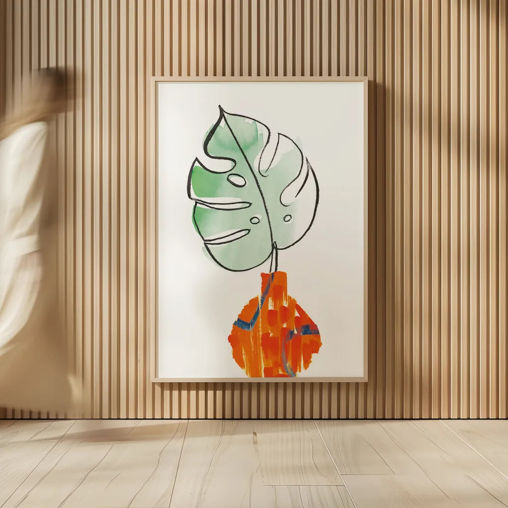 Vase Phase I by Sue Schlabach. shown as over sized large wall art. Available as an archival giclee rolled canvas, fine art paper, or poster print. SKU 65383h.