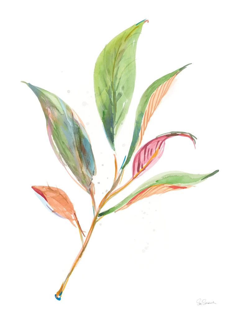 Washy Leaves II by Sue Schlabach