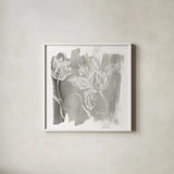 Water Wash I Neutral by Sue Schlabach. Shown in a crisp white glass frame for a clean and minimalist style. Available as an archival giclee rolled canvas, fine art paper, or poster print. SKU 23901a.