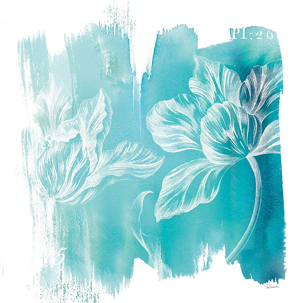 Water Wash II by Sue Schlabach. SKU 20843a. Archival Giclee Fine art print for wall decor.