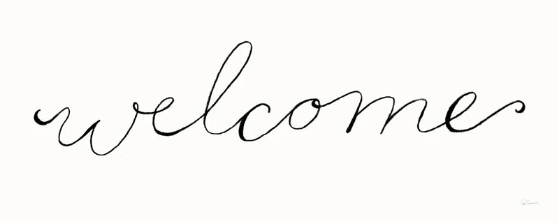 Welcome on White by Sue Schlabach