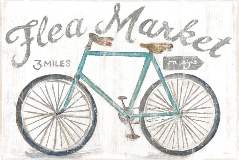 White Barn Flea Market I by Sue Schlabach. SKU 31765i. Archival Giclee Fine art print for wall decor.