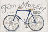 White Barn Flea Market I Blue Gray by Sue Schlabach. SKU 56465i. Archival Giclee Fine art print for wall decor.