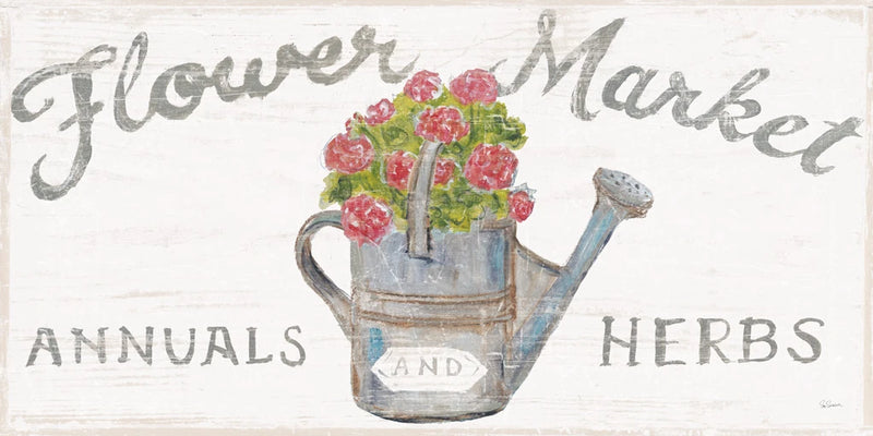 White Barn Signs I by Sue Schlabach
