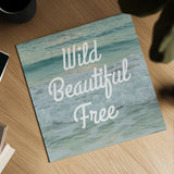 Wild Beautiful Free by Sue Schlabach. Shown as a detailed flat fine art print, highlighting archival giclee quality. Available as an archival giclee rolled canvas, fine art paper, or poster print. SKU 45681a.