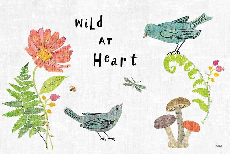 Wild Wings I by Sue Schlabach. SKU 34733i. Archival Giclee Fine art print for wall decor.