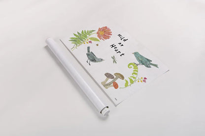 Wild Wings I by Sue Schlabach. shown as a rolled paper print. Available as archival giclee rolled canvas, fine art paper, or poster print. SKU 34733i.