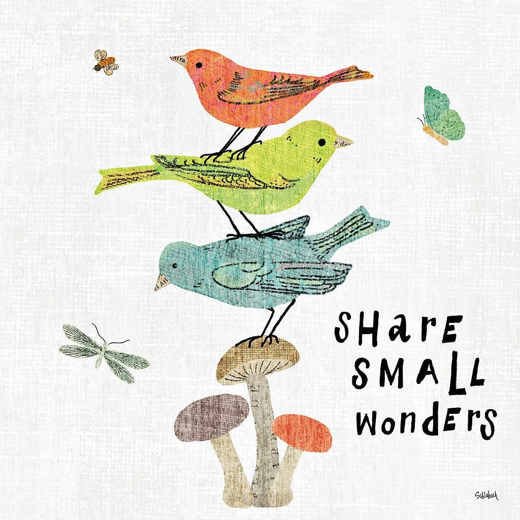 Wild Wings III by Sue Schlabach. SKU 34735a. Archival Giclee Fine art print for wall decor.