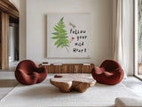 Wild Wings IV by Sue Schlabach. Shown as extra-large giant wall art in a modern living room. Available as an archival giclee rolled canvas, fine art paper, or poster print. SKU 34736a.
