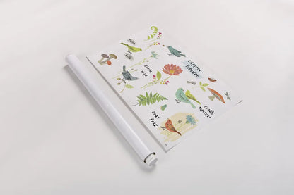 Wild Wings IX by Sue Schlabach. shown as a rolled paper print. Available as archival giclee rolled canvas, fine art paper, or poster print. SKU 34886i.