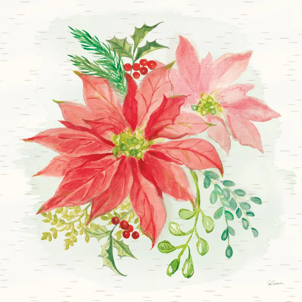 Winter Blooms II by Sue Schlabach. SKU 39604a. Archival Giclee Fine art print for wall decor.