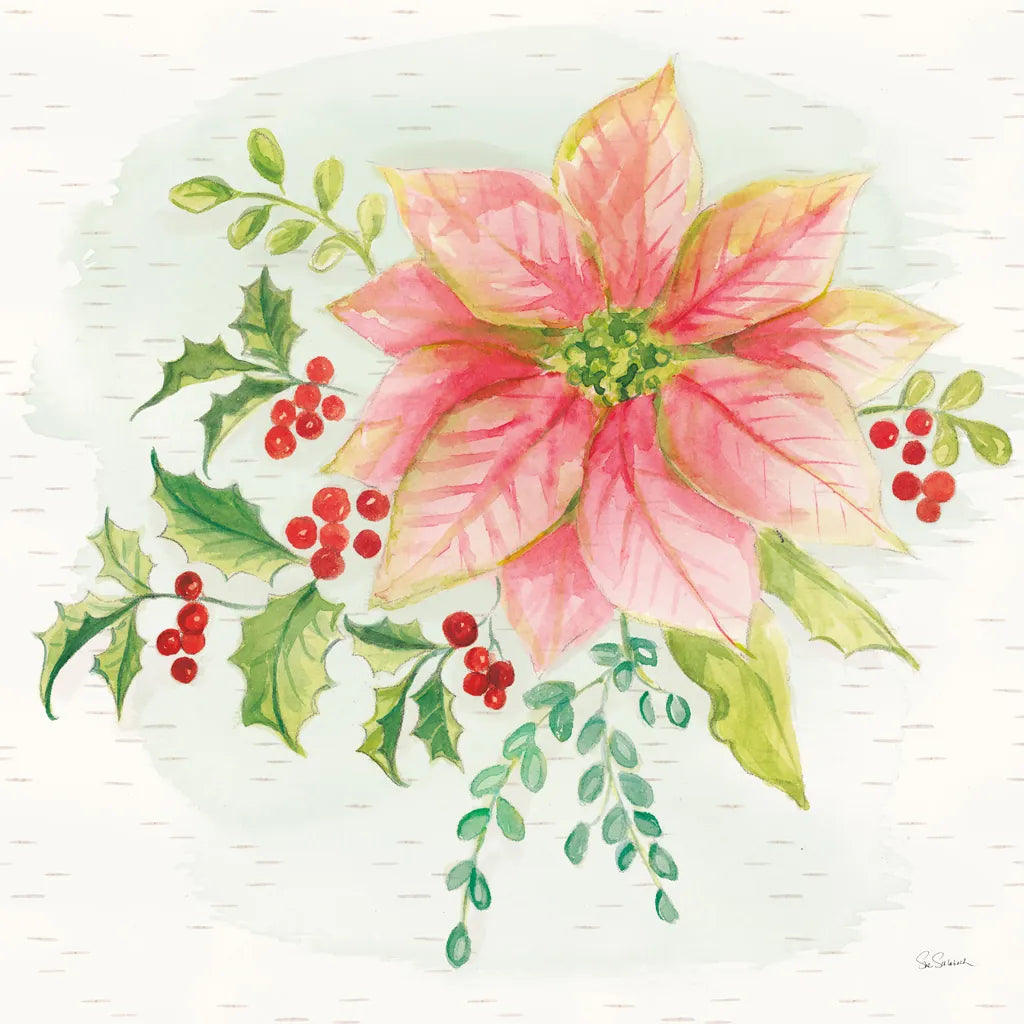 Winter Blooms III by Sue Schlabach. SKU 39605a. Archival Giclee Fine art print for wall decor.