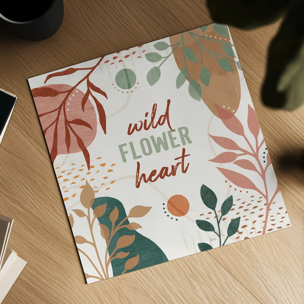 Abstract Blossom VI by Veronique Charron. Shown as a detailed flat fine art print, highlighting archival giclee quality. Available as an archival giclee rolled canvas, fine art paper, or poster print. SKU 70901a.