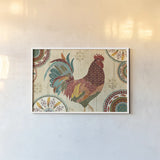 At the Barn I by Veronique Charron. shown as a paper print in a white frame. Available as a archival giclee rolled canvas, fine art paper, or poster print. SKU 24721i.