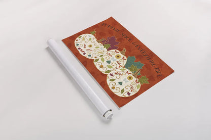 Autumn Otomi I by Veronique Charron. shown as a rolled paper print. Available as archival giclee rolled canvas, fine art paper, or poster print. SKU 47644i.