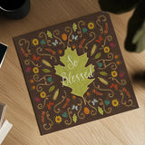 Autumn Otomi IX by Veronique Charron. Shown as a detailed flat fine art print, highlighting archival giclee quality. Available as an archival giclee rolled canvas, fine art paper, or poster print. SKU 47652a.