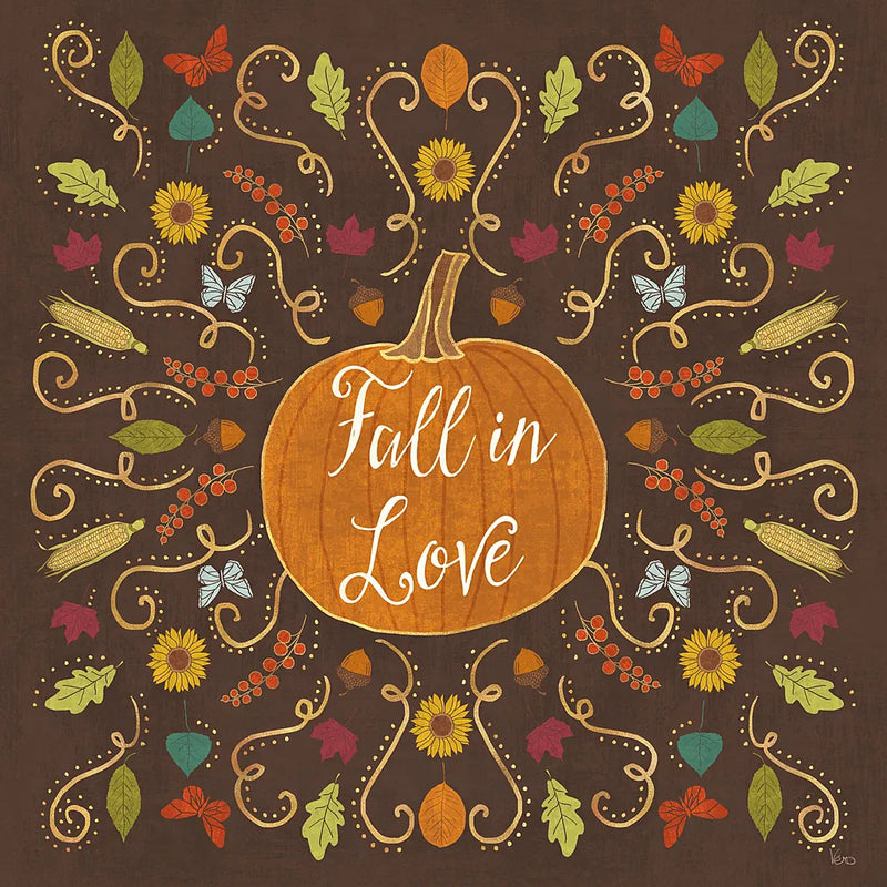 Autumn Otomi VI by Veronique Charron. SKU 47649a. Archival Giclee Fine art print for wall decor.