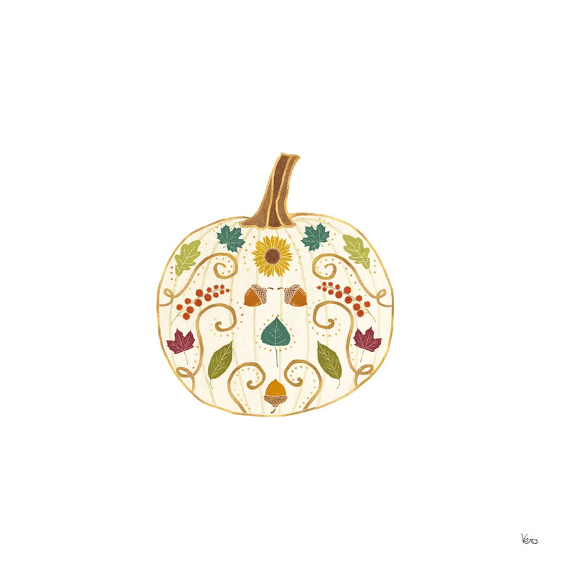 Autumn Otomi X by Veronique Charron. SKU 80156a. Archival Giclee Fine art print for wall decor.