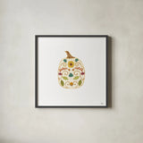 Autumn Otomi XIII by Veronique Charron. Shown in a sleek black glass frame for a contemporary gallery look. Available as an archival giclee rolled canvas, fine art paper, or poster print. SKU 80159a.