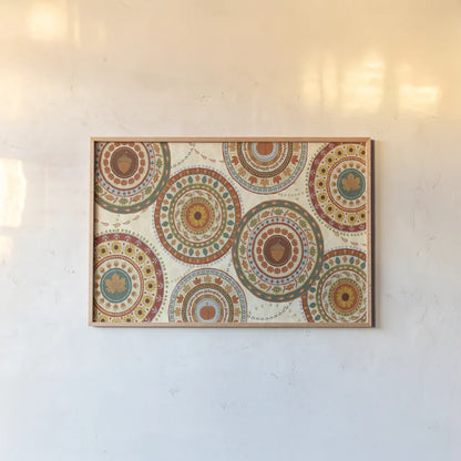 Autumn Song X Light by Veronique Charron. shown as a paper print in a natural frame. Available as a archival giclee rolled canvas, fine art paper, or poster print. SKU 21330i.