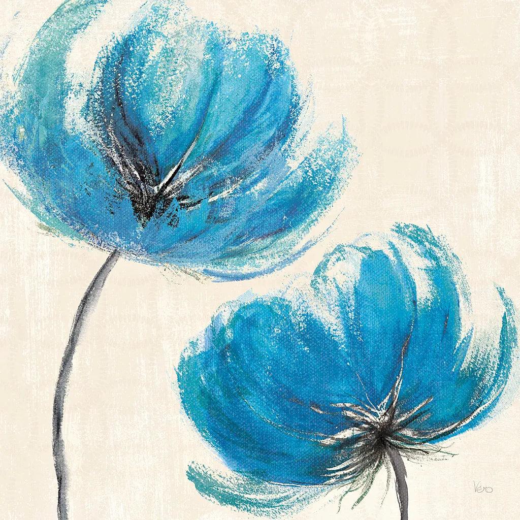Azure III by Veronique Charron. SKU 10527a. Archival Giclee Fine art print for wall decor.