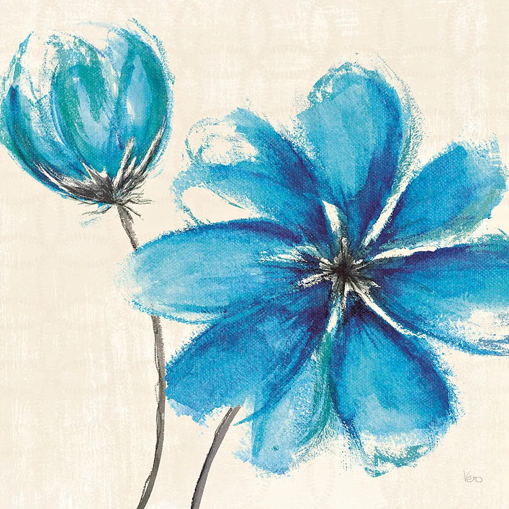 Azure IV by Veronique Charron. SKU 10528a. Archival Giclee Fine art print for wall decor.