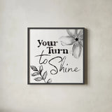 Back and White Tones V by Veronique Charron. Shown in a sleek black glass frame for a contemporary gallery look. Available as an archival giclee rolled canvas, fine art paper, or poster print. SKU 85611a.