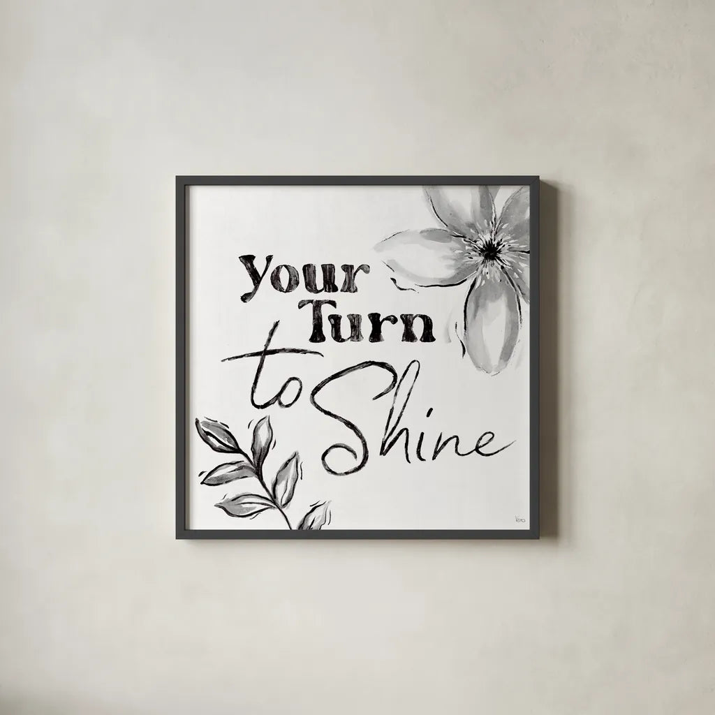 Back and White Tones V by Veronique Charron. Shown in a sleek black glass frame for a contemporary gallery look. Available as an archival giclee rolled canvas, fine art paper, or poster print. SKU 85611a.