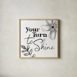 Back and White Tones V by Veronique Charron. Shown in a natural wood glass frame for a timeless modern aesthetic. Available as an archival giclee rolled canvas, fine art paper, or poster print. SKU 85611a.