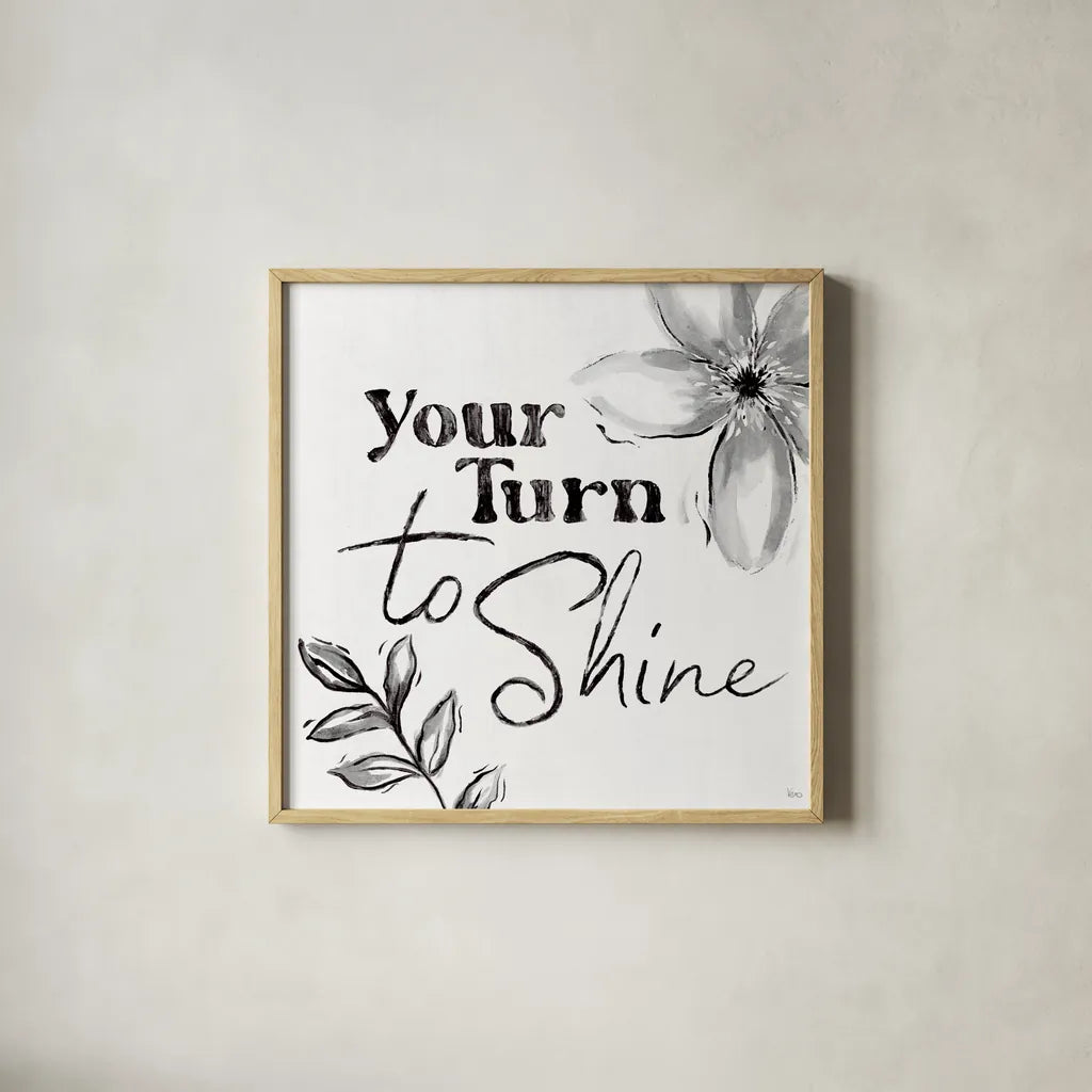 Back and White Tones V by Veronique Charron. Shown in a natural wood glass frame for a timeless modern aesthetic. Available as an archival giclee rolled canvas, fine art paper, or poster print. SKU 85611a.