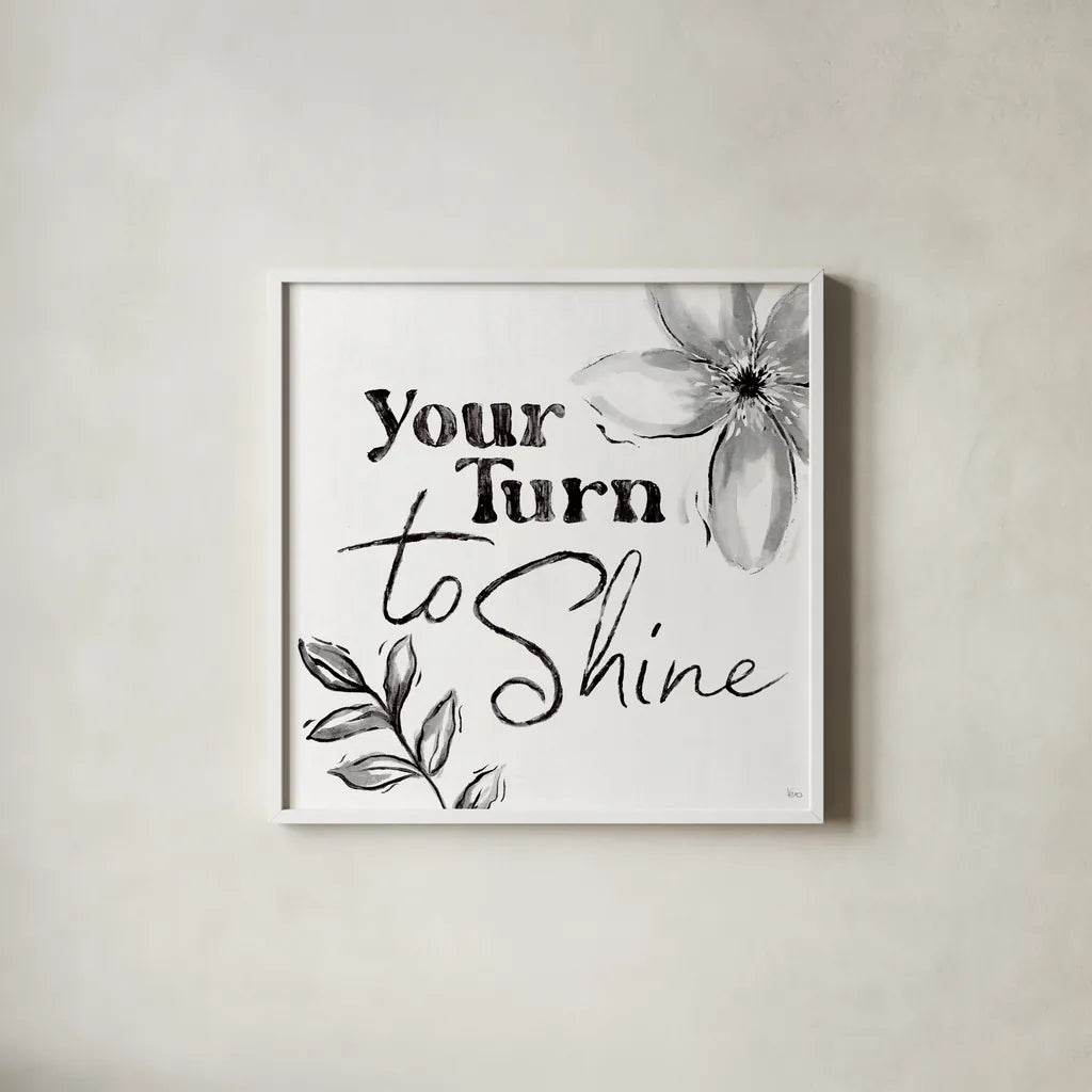 Back and White Tones V by Veronique Charron. Shown in a crisp white glass frame for a clean and minimalist style. Available as an archival giclee rolled canvas, fine art paper, or poster print. SKU 85611a.