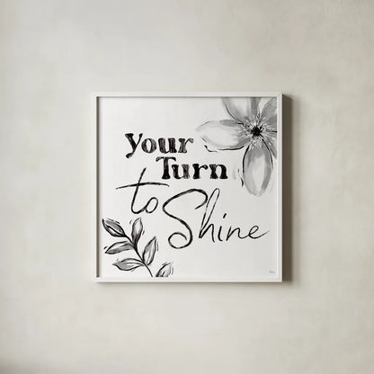 Back and White Tones V by Veronique Charron. Shown in a crisp white glass frame for a clean and minimalist style. Available as an archival giclee rolled canvas, fine art paper, or poster print. SKU 85611a.