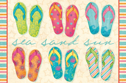 Beach Party VI by Veronique Charron. SKU 71469i. Archival Giclee Fine art print for wall decor.