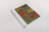 Bohemian Leaves I by Veronique Charron. shown as a rolled paper print. Available as archival giclee rolled canvas, fine art paper, or poster print. SKU 28891i.