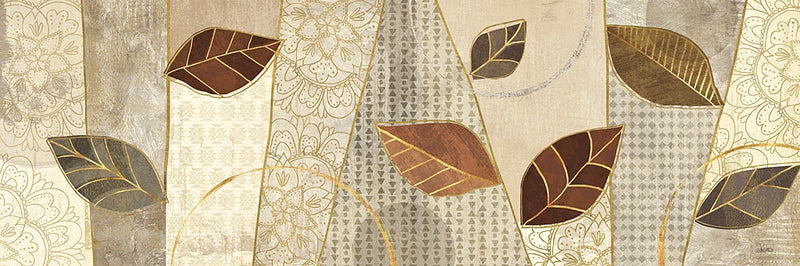Bohemian Leaves IV Neutral by Veronique Charron