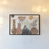 Botanical Form I by Veronique Charron. shown as a paper print in a black flame. Available as a archival giclee rolled canvas, fine art paper, or poster print. SKU 69302i.