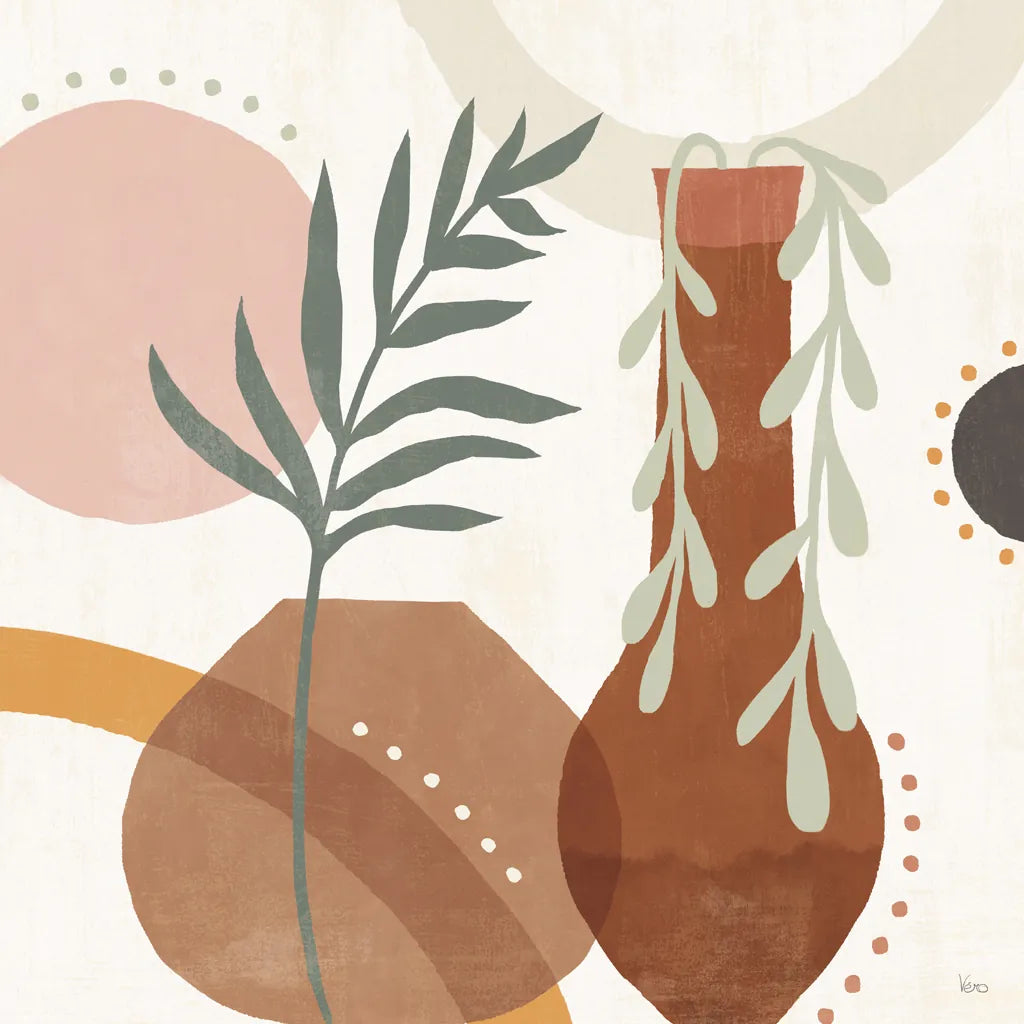 Botanical Form II by Veronique Charron. SKU 69303a. Archival Giclee Fine art print for wall decor.