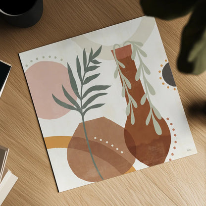 Botanical Form II by Veronique Charron. Shown as a detailed flat fine art print, highlighting archival giclee quality. Available as an archival giclee rolled canvas, fine art paper, or poster print. SKU 69303a.