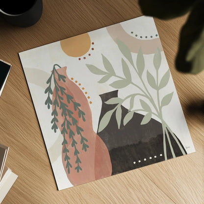 Botanical Form V by Veronique Charron. Shown as a detailed flat fine art print, highlighting archival giclee quality. Available as an archival giclee rolled canvas, fine art paper, or poster print. SKU 69306a.