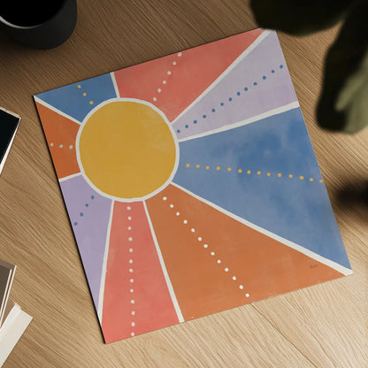 Botanical Form VI Bright by Veronique Charron. Shown as a detailed flat fine art print, highlighting archival giclee quality. Available as an archival giclee rolled canvas, fine art paper, or poster print. SKU 70944a.