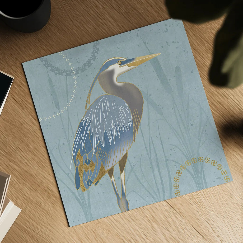 By the Shore II by Veronique Charron. Shown as a detailed flat fine art print, highlighting archival giclee quality. Available as an archival giclee rolled canvas, fine art paper, or poster print. SKU 29971a.