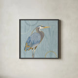 By the Shore II by Veronique Charron. Shown in a sleek black glass frame for a contemporary gallery look. Available as an archival giclee rolled canvas, fine art paper, or poster print. SKU 29971a.