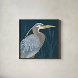 By the Shore II v2 by Veronique Charron. Shown in a sleek black glass frame for a contemporary gallery look. Available as an archival giclee rolled canvas, fine art paper, or poster print. SKU 104805a.