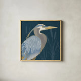 By the Shore II v2 by Veronique Charron. Shown in a natural wood glass frame for a timeless modern aesthetic. Available as an archival giclee rolled canvas, fine art paper, or poster print. SKU 104805a.