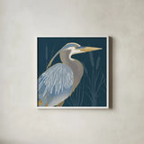 By the Shore II v2 by Veronique Charron. Shown in a crisp white glass frame for a clean and minimalist style. Available as an archival giclee rolled canvas, fine art paper, or poster print. SKU 104805a.