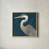 By the Shore III v2 by Veronique Charron. Shown in a natural wood glass frame for a timeless modern aesthetic. Available as an archival giclee rolled canvas, fine art paper, or poster print. SKU 104806a.