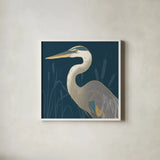 By the Shore III v2 by Veronique Charron. Shown in a crisp white glass frame for a clean and minimalist style. Available as an archival giclee rolled canvas, fine art paper, or poster print. SKU 104806a.