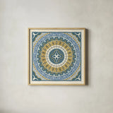 By the Shore X by Veronique Charron. Shown in a natural wood glass frame for a timeless modern aesthetic. Available as an archival giclee rolled canvas, fine art paper, or poster print. SKU 29979a.